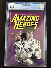Amazing Heroes #117 CGC 8.5 White Pages 1987 Michael Jackson Cover Fantagraphics picture