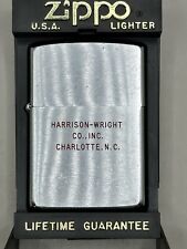 Vintage 1968 Harrison Wright Co Charlotte NC Advertising Zippo Lighter picture