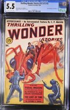 Thrilling Wonder Stories 1938 December, #15. CGC 5.5 Giant ant cover.    Pulp picture