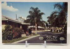Postcard Bradenton FL Florida BOYLE'S MOTEL c1950s Roadside 14th St. West picture