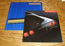 Original 1991 Chevrolet Corvette ZR-1 Deluxe Sales Brochure w Envelope 91 Chevy picture