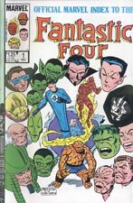 Official Marvel Index to the Fantastic Four #1 FN 1985 Stock Image picture