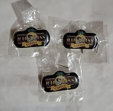 The Bad Ass Coffee Co. Hat Tack Lapel Style Pin. 3 Brand New Pins picture