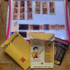 Vintage Kodak Envelope with 35mm Photo Negatives 4+ Strips Americana/People picture