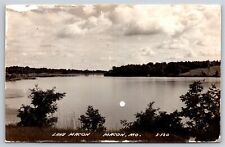 RPPC~Lake Macon From Shore Macon Missouri~Real Photo Postcard picture