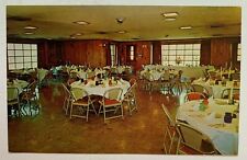 NJ Postcard Bernardsville New Jersey Old Mill Inn interior dining restaurant picture