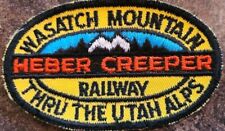 Wasatch Mountain Railway Heber Creeper Railroad patch picture