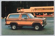 Postcard 1985 Ford Bronco Four Wheel Drive picture