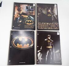 Vintage 1989 Batman Movie Unused Pen Tab Notebook Lot of 4 Keaton picture