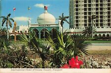 Postcard International Hotel Princess Tower, Freeport, Grand Bahama Vintage picture