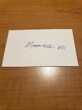 MATT WILLIAMS - FOOTBALL - AUTOGRAPH SIGNED - INDEX CARD -AUTHENTIC - A4523 picture