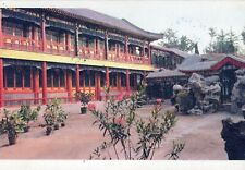 VINTAGE CONTINENTAL SIZE POSTCARD SCATTERED FLOWERS TEMPLE REPUBLIC OF BURMA picture