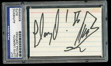 Lloyd Lindroth d. 1994 signed autograph cut The Liberace of the Harp PSA Slabbed picture