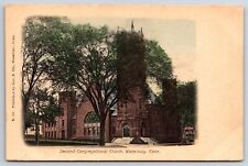 Second Congregational Church c1900's Waterbury Connecticut CT Vintage Postcard picture