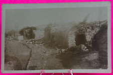 1800-1900s WW1? Dead Bodies Outside Of Shacks Postal Card NP picture