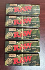 RAW Classic CAMO Limited Edition Cigarette Rolling Papers -5 PACKS picture