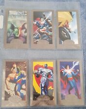 Vintage 1994 Superman Trading Cards x 6 - Skybox  picture
