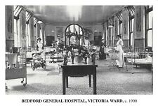 Vintage Reproduction Postcard, c1900 Bedford General Hospital, Victoria Ward BD5 picture