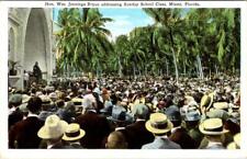 Miami, FL Florida HON. WM JENNINGS BRYAN~Sunday School~Religion ca1920s Postcard picture