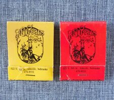 Rare P O Pears Bar Restaurant CLOSED Lincoln Nebraska Vintage Matchbook Matches picture