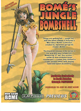 2006 Action Figures Toy PRINT AD ART - Bome's Jungle Bombshell Japanese Anime picture