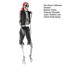 Life Size Imitation Skeleton - Pirate Styling Halloween Pose Skeleton Prop Decor picture