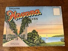 Souvenir from Havana, Cuba Fold-Out Booklet, Postcard Size picture