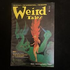Weird Tales-Fall 1973-Occult-supernatural-bizarre pulp tales-H.P. Lovecraft-VG picture
