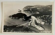 ca 1940s WA RPPC Postcard Deception Pass Rosario Beach Washington Aerial (Ellis) picture