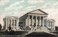 Richmond VA Virginia, New State Capitol Building, Vintage Postcard picture