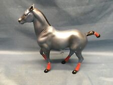 Vintage Hartland #8679 Polo Pony Metallic Blue With Red Wraps RARE picture