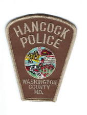 Hancock (Washington County) MD Maryland Police patch - NEW picture