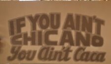 Vintage Lowrider Chicano Iron on heat transfer “ If You Ain’t Chicano ..” Glitte picture