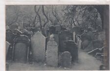Czech Republic Prague Jewish cemetery Rare Post Card 1900-ONE OF A KIND picture