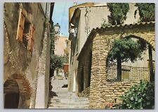 Bormes les Mimosas France Quaint Old Street Scene 1978 Postcard picture