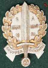 WW2 German Tinnie - SA Sports competition Donau 1939 Badge 100% Original picture