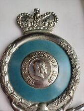 Royal Automobile Club (RAC) Member's Chrome Plated Badge King Edward VII picture