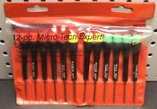 Sears Craftsman Professional 12 Piece Micro Tech Expert Screwdriver Set 9-41670 picture