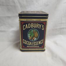 Cadbury's Cocoa Essence Vintage 1977  Metal Tin Box Hinged Lid Chocolate picture