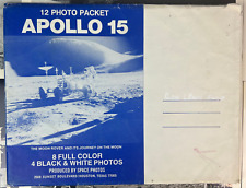 Vintage 1971 NASA Apollo 16 Moon Rover Journey Astronauts 12 Space Photo Packet picture