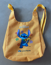 DISNEY *RARE* Lilo & Stitch Orange Children's Promotional Bag Cathay Pacific picture