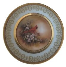 Vintage Limoges France Patti Canaris Songbird Series Cardinals Plate Limited Ed picture