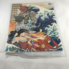 DC Justice League Art Print Great Wave Off Kanagawa Hokusai Loot Crate Exclusive picture