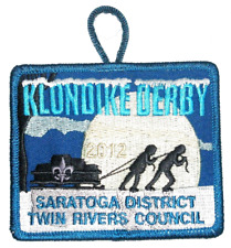 Twin Rivers Council (NY) 2012 Saratoga Dist Klondike Derby Pocket Patch  BSA picture