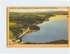 Postcard Aerial View of Lake Winnipesaukee New Hampshire USA picture