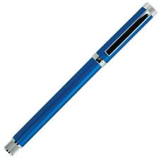 Sherpa Matte Blue and Silver Stick Ballpoint Pen Cover picture