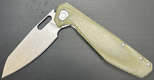 Gerber Slimsada Pocketknife Stonewash lockback D2 Blade Olive W/Carry Clip USED picture
