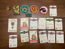 BSA Boy Scouts of America Mixed Lot Patches, Pin, Medal & Lanyard picture