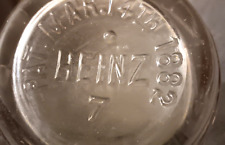 Antique 1880's HEINZ #7 CATSUP KETCHUP BOTTLE No Labels Patent Date 1882 picture