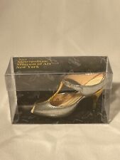 Metropolitan Museum of Art Silver and Gold Shoe Ornament New in Box picture